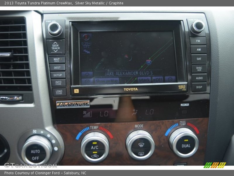Silver Sky Metallic / Graphite 2013 Toyota Tundra Platinum CrewMax