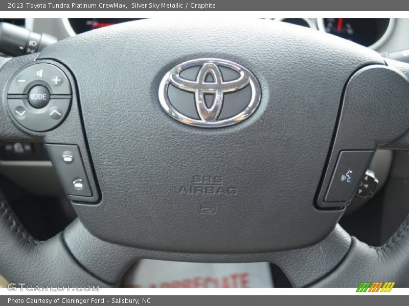 Silver Sky Metallic / Graphite 2013 Toyota Tundra Platinum CrewMax