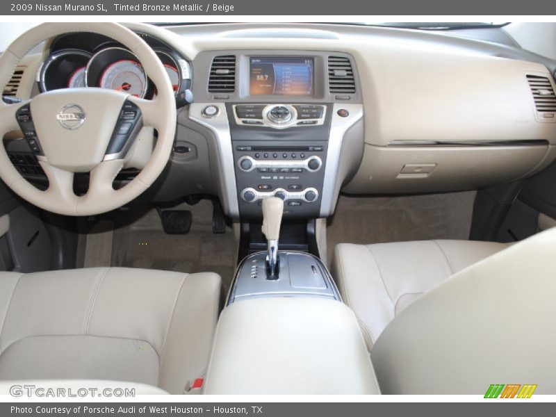 Tinted Bronze Metallic / Beige 2009 Nissan Murano SL