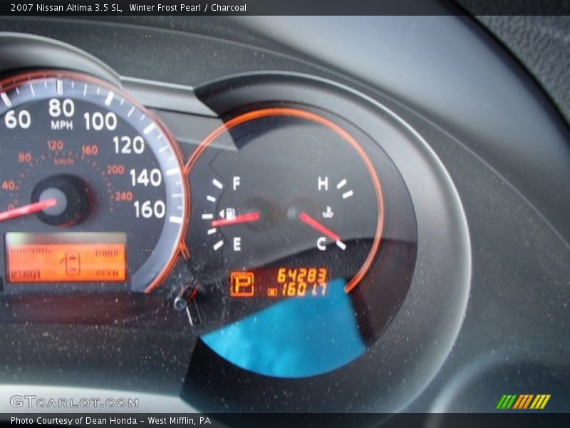 Winter Frost Pearl / Charcoal 2007 Nissan Altima 3.5 SL