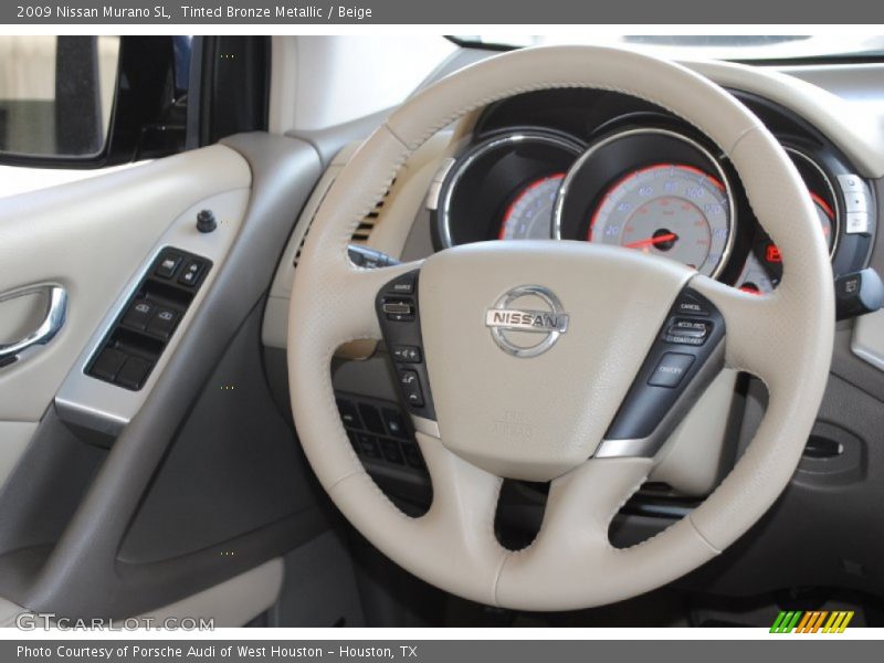 Tinted Bronze Metallic / Beige 2009 Nissan Murano SL