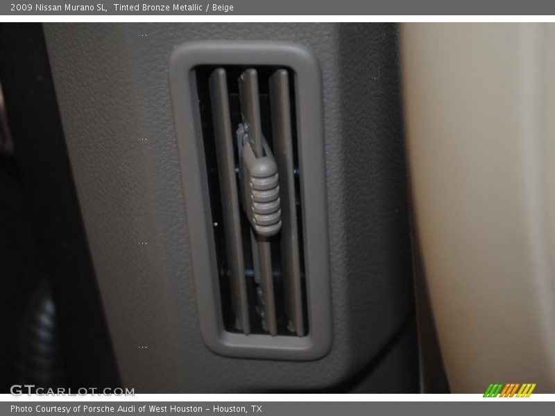 Tinted Bronze Metallic / Beige 2009 Nissan Murano SL