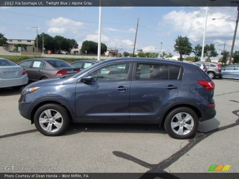 Twilight Blue / Alpine Gray 2012 Kia Sportage LX