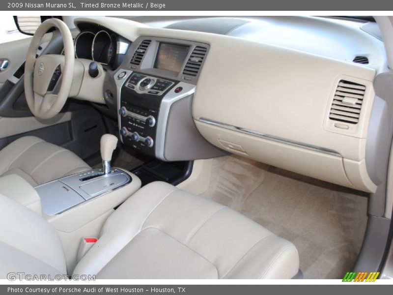 Tinted Bronze Metallic / Beige 2009 Nissan Murano SL