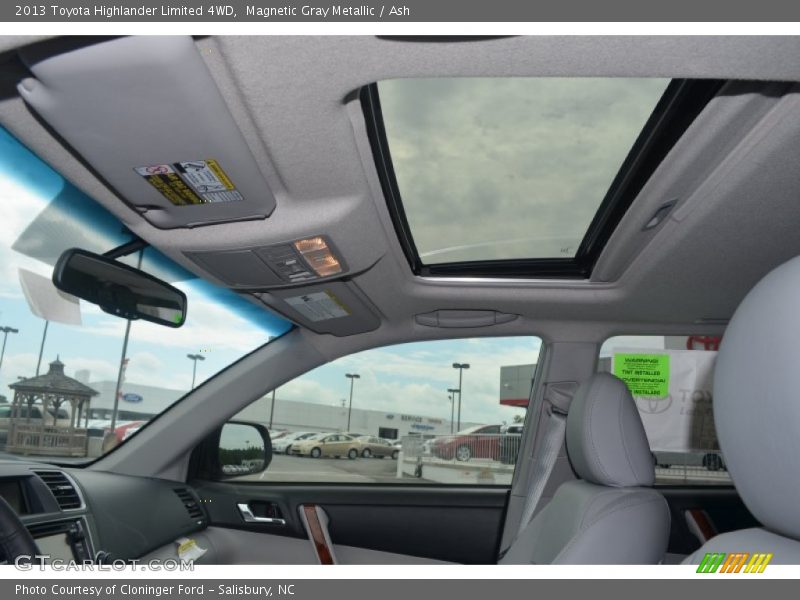 Magnetic Gray Metallic / Ash 2013 Toyota Highlander Limited 4WD