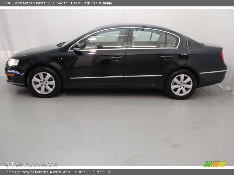 Deep Black / Pure Beige 2006 Volkswagen Passat 2.0T Sedan