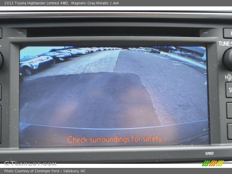 Magnetic Gray Metallic / Ash 2013 Toyota Highlander Limited 4WD