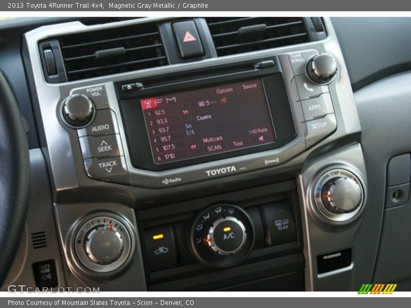 Magnetic Gray Metallic / Graphite 2013 Toyota 4Runner Trail 4x4