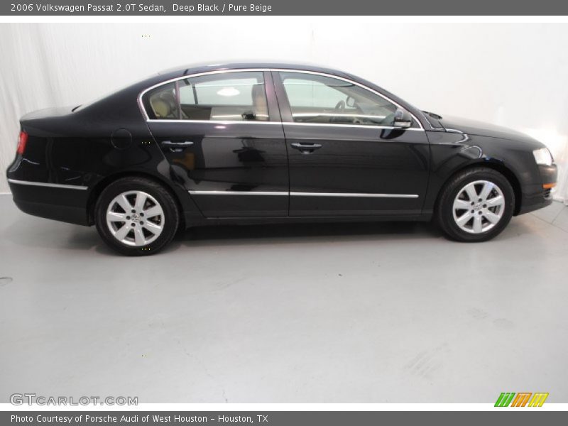 Deep Black / Pure Beige 2006 Volkswagen Passat 2.0T Sedan