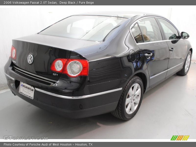 Deep Black / Pure Beige 2006 Volkswagen Passat 2.0T Sedan