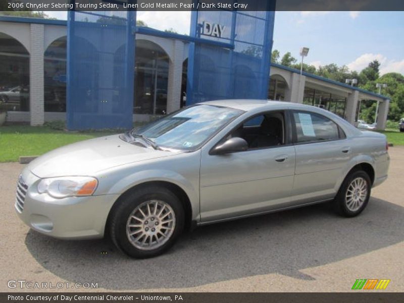 Linen Gold Metallic Pearl / Dark Slate Gray 2006 Chrysler Sebring Touring Sedan