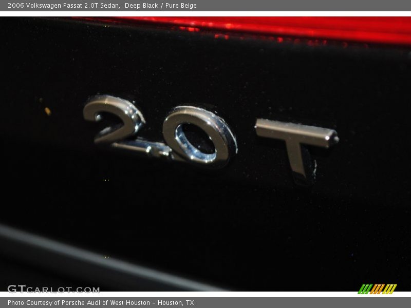 Deep Black / Pure Beige 2006 Volkswagen Passat 2.0T Sedan