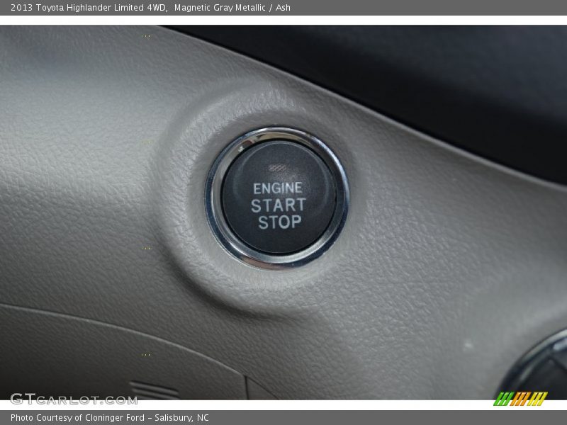 Magnetic Gray Metallic / Ash 2013 Toyota Highlander Limited 4WD