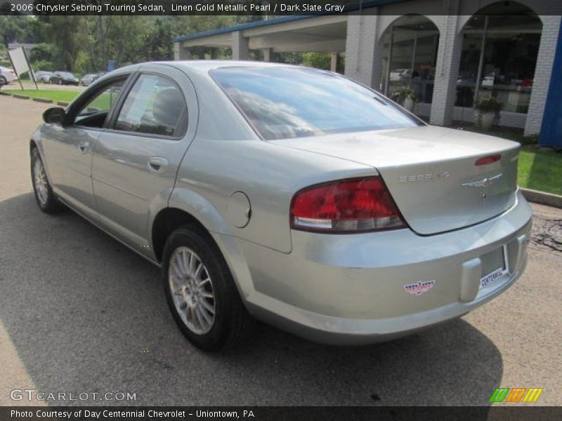 Linen Gold Metallic Pearl / Dark Slate Gray 2006 Chrysler Sebring Touring Sedan