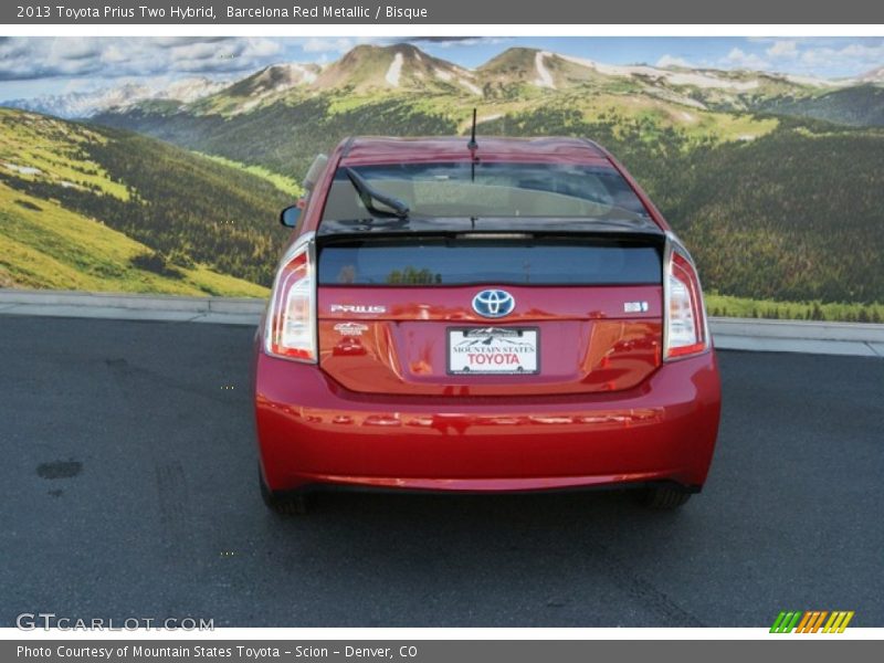 Barcelona Red Metallic / Bisque 2013 Toyota Prius Two Hybrid