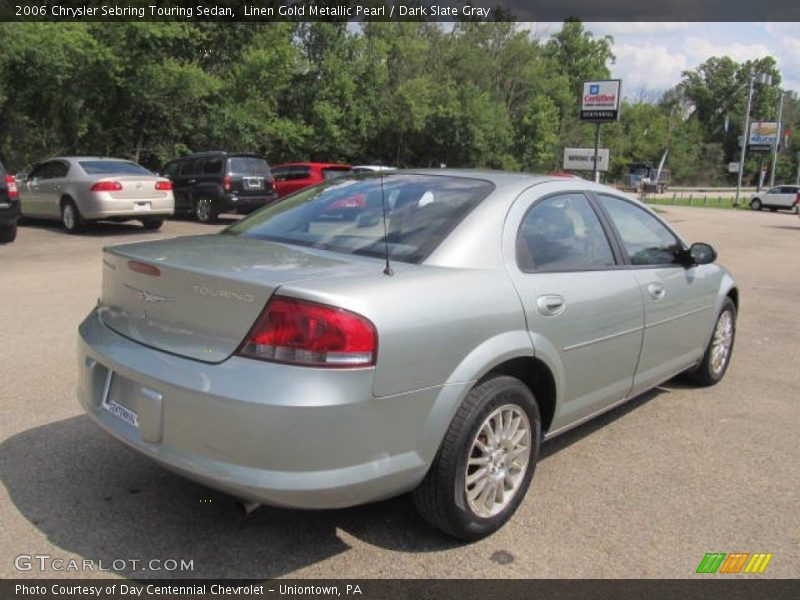 Linen Gold Metallic Pearl / Dark Slate Gray 2006 Chrysler Sebring Touring Sedan