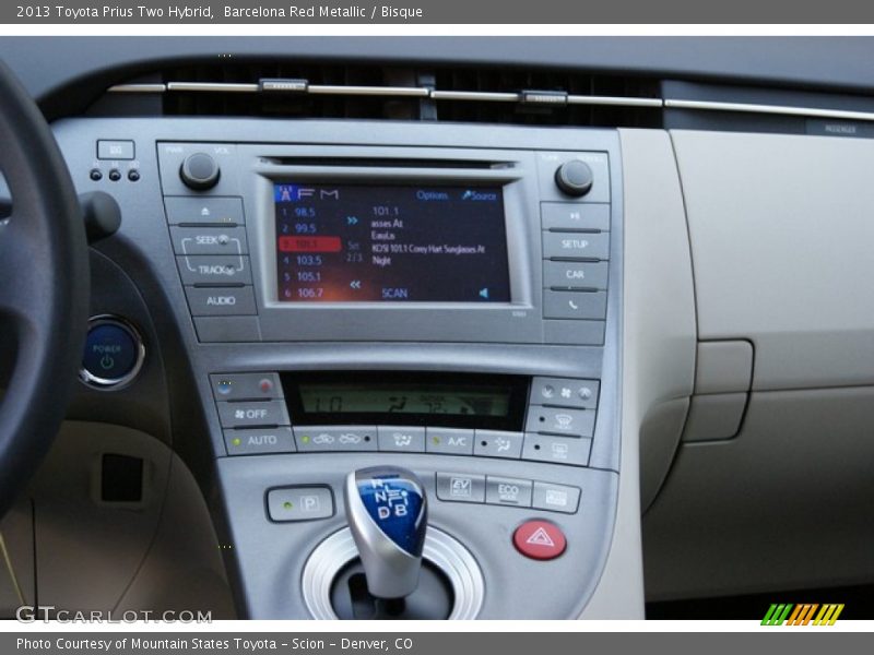 Barcelona Red Metallic / Bisque 2013 Toyota Prius Two Hybrid