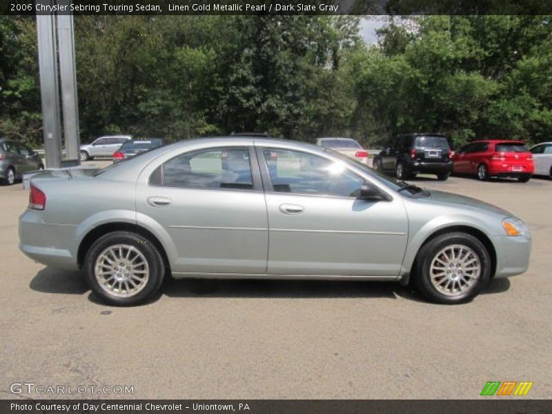 Linen Gold Metallic Pearl / Dark Slate Gray 2006 Chrysler Sebring Touring Sedan