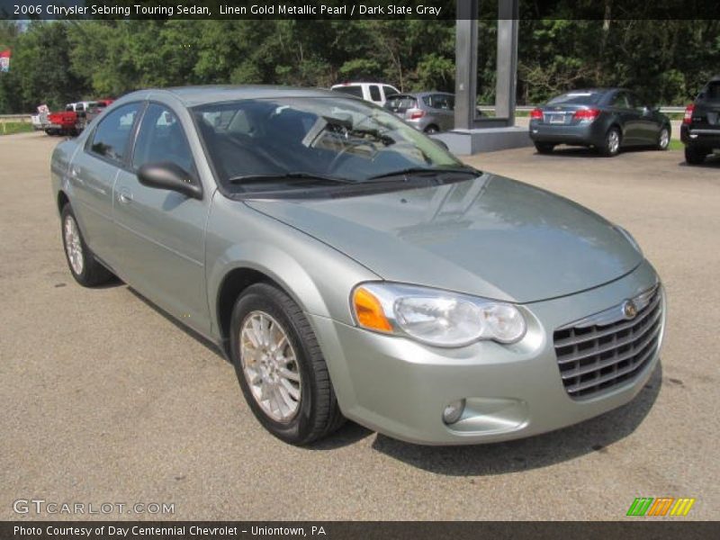 Linen Gold Metallic Pearl / Dark Slate Gray 2006 Chrysler Sebring Touring Sedan
