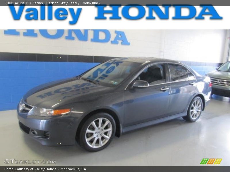 Carbon Gray Pearl / Ebony Black 2006 Acura TSX Sedan