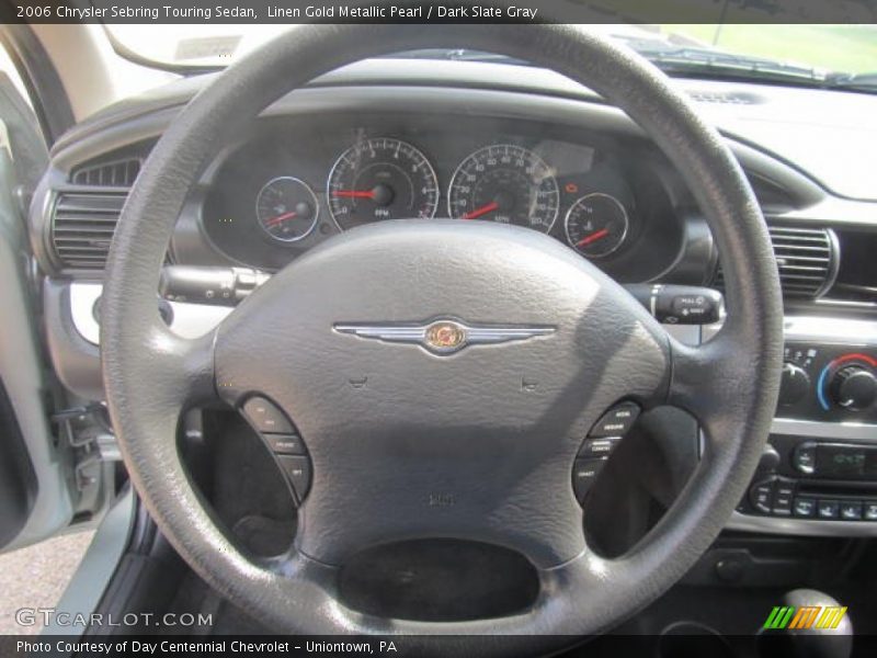 Linen Gold Metallic Pearl / Dark Slate Gray 2006 Chrysler Sebring Touring Sedan