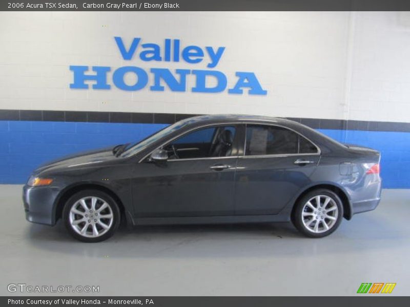 Carbon Gray Pearl / Ebony Black 2006 Acura TSX Sedan