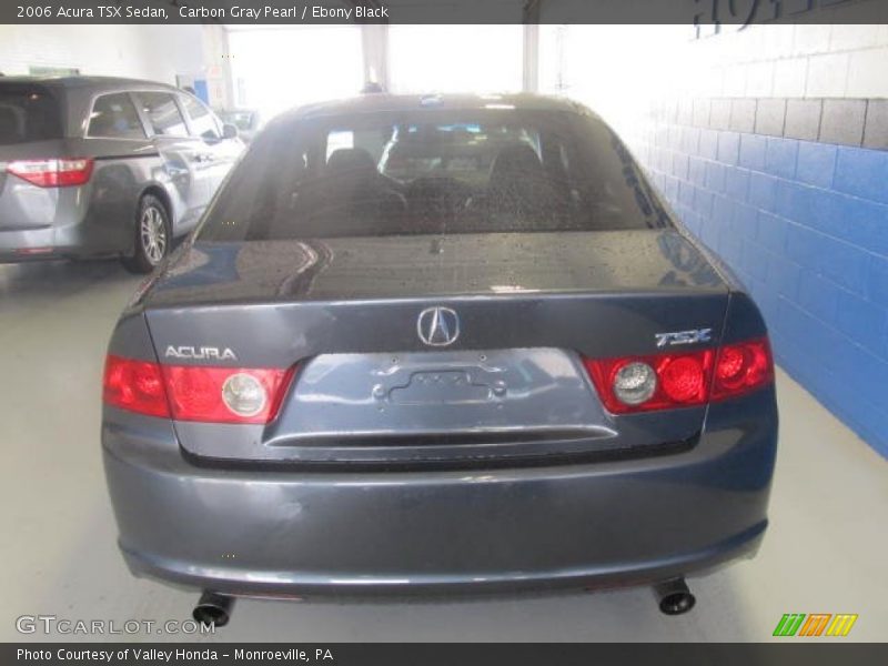 Carbon Gray Pearl / Ebony Black 2006 Acura TSX Sedan