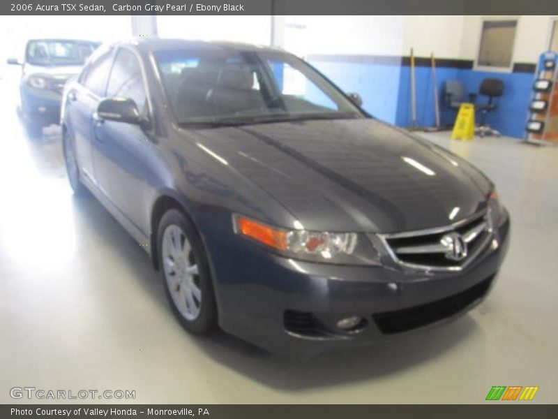 Carbon Gray Pearl / Ebony Black 2006 Acura TSX Sedan