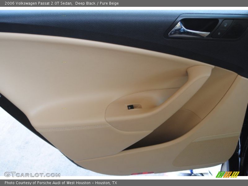 Deep Black / Pure Beige 2006 Volkswagen Passat 2.0T Sedan