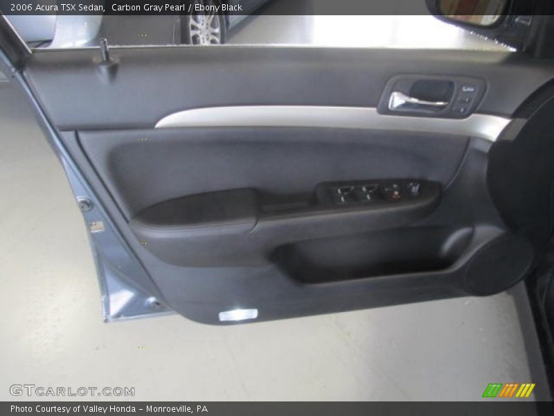 Carbon Gray Pearl / Ebony Black 2006 Acura TSX Sedan