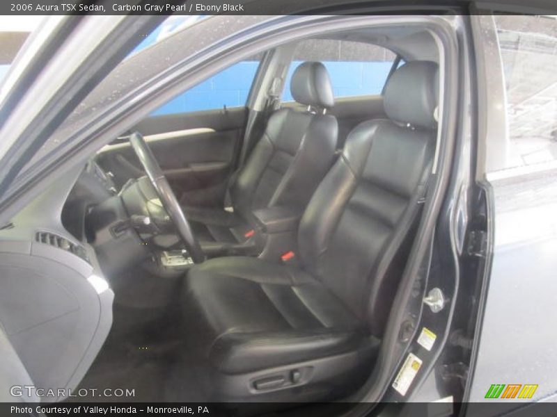 Carbon Gray Pearl / Ebony Black 2006 Acura TSX Sedan