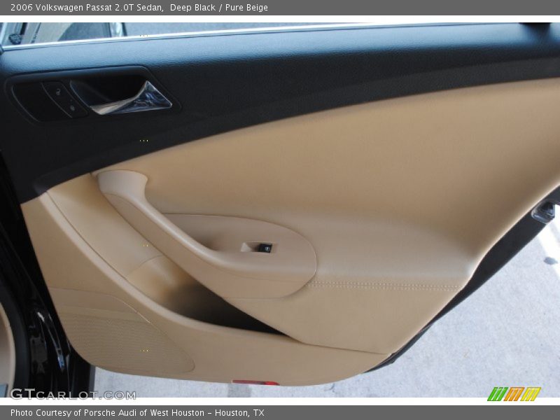 Deep Black / Pure Beige 2006 Volkswagen Passat 2.0T Sedan