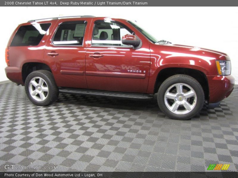 Deep Ruby Metallic / Light Titanium/Dark Titanium 2008 Chevrolet Tahoe LT 4x4