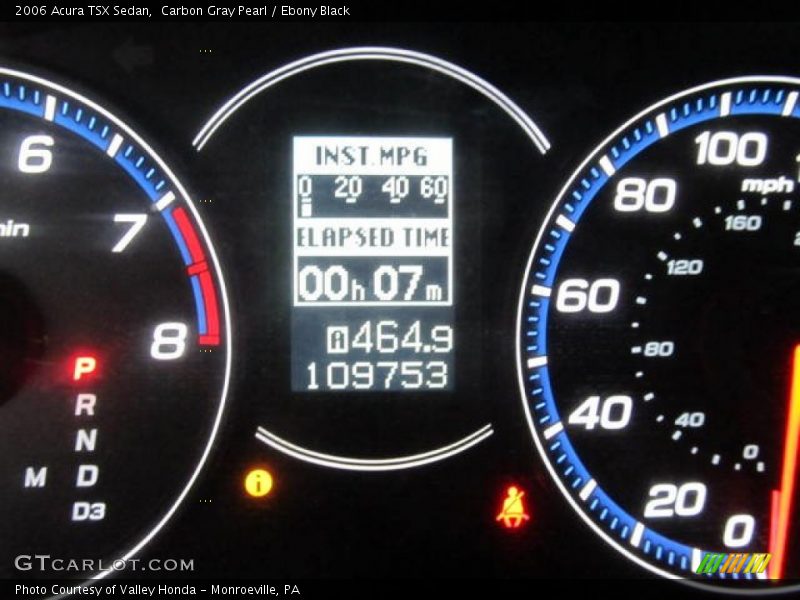 Carbon Gray Pearl / Ebony Black 2006 Acura TSX Sedan