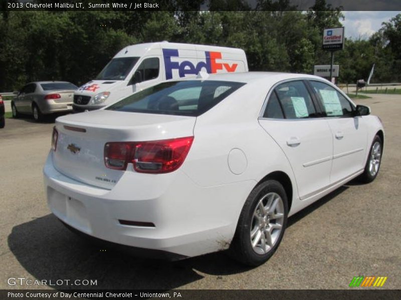 Summit White / Jet Black 2013 Chevrolet Malibu LT