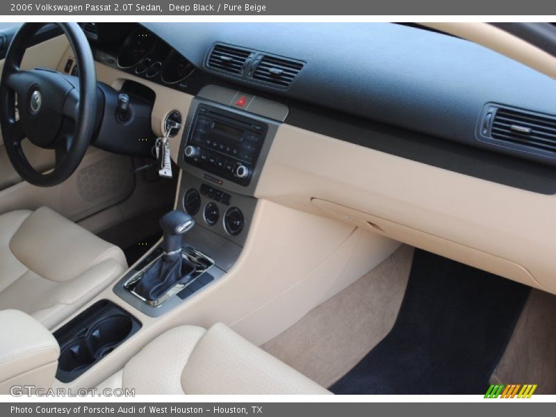 Deep Black / Pure Beige 2006 Volkswagen Passat 2.0T Sedan