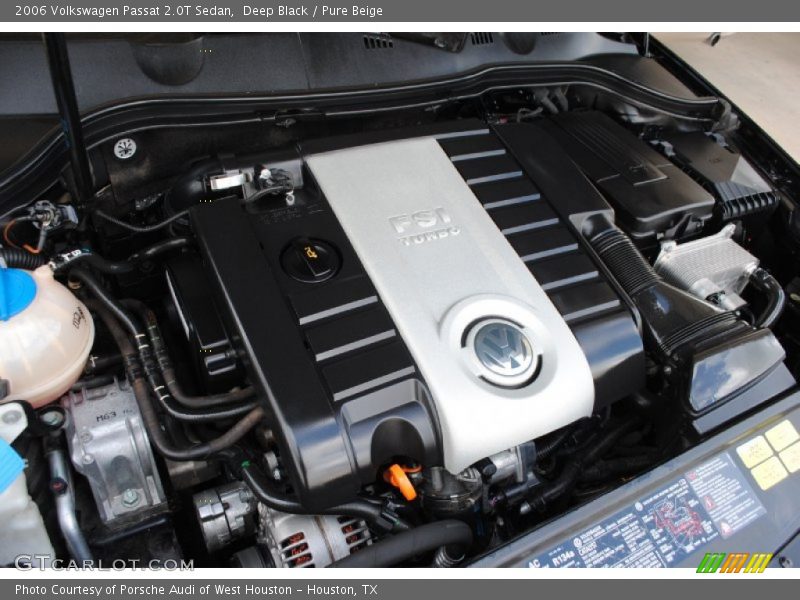Deep Black / Pure Beige 2006 Volkswagen Passat 2.0T Sedan