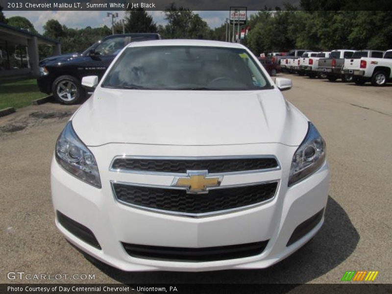 Summit White / Jet Black 2013 Chevrolet Malibu LT