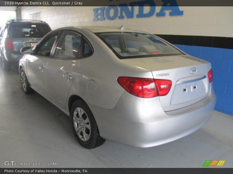 Quicksilver / Gray 2010 Hyundai Elantra GLS