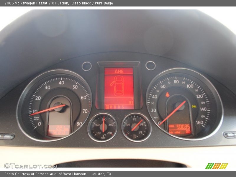 Deep Black / Pure Beige 2006 Volkswagen Passat 2.0T Sedan