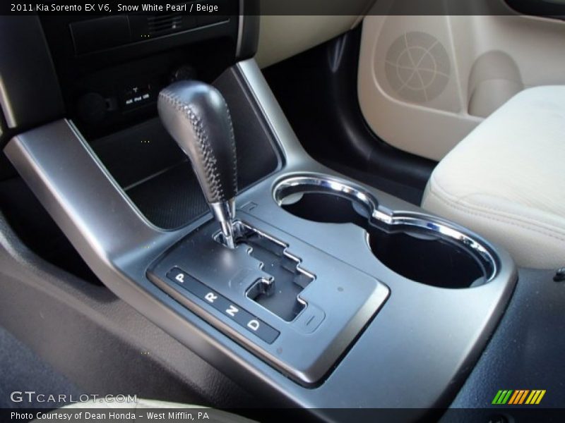 Snow White Pearl / Beige 2011 Kia Sorento EX V6