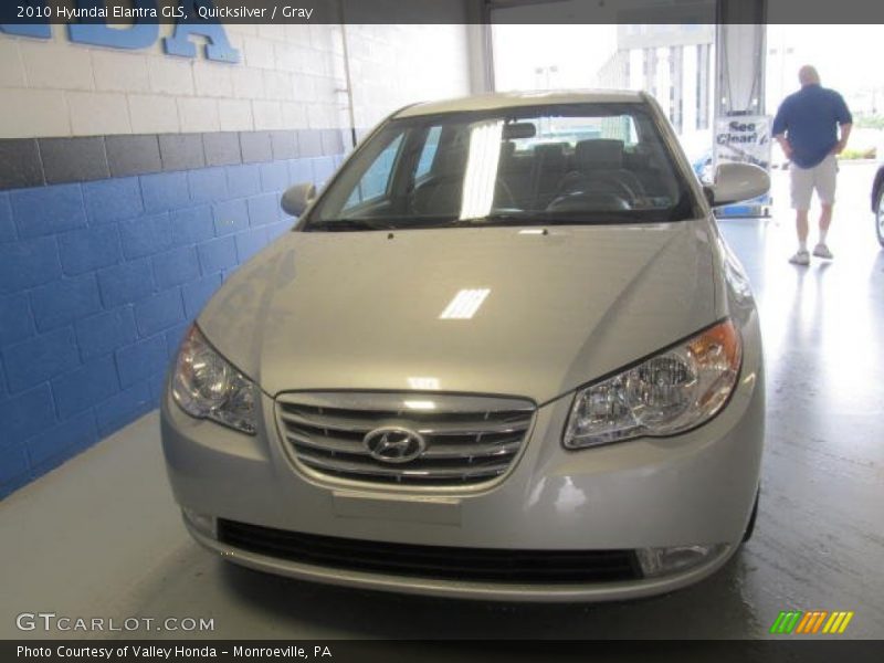 Quicksilver / Gray 2010 Hyundai Elantra GLS
