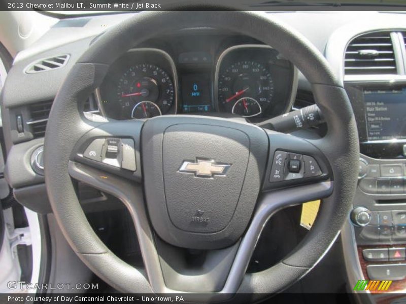 Summit White / Jet Black 2013 Chevrolet Malibu LT