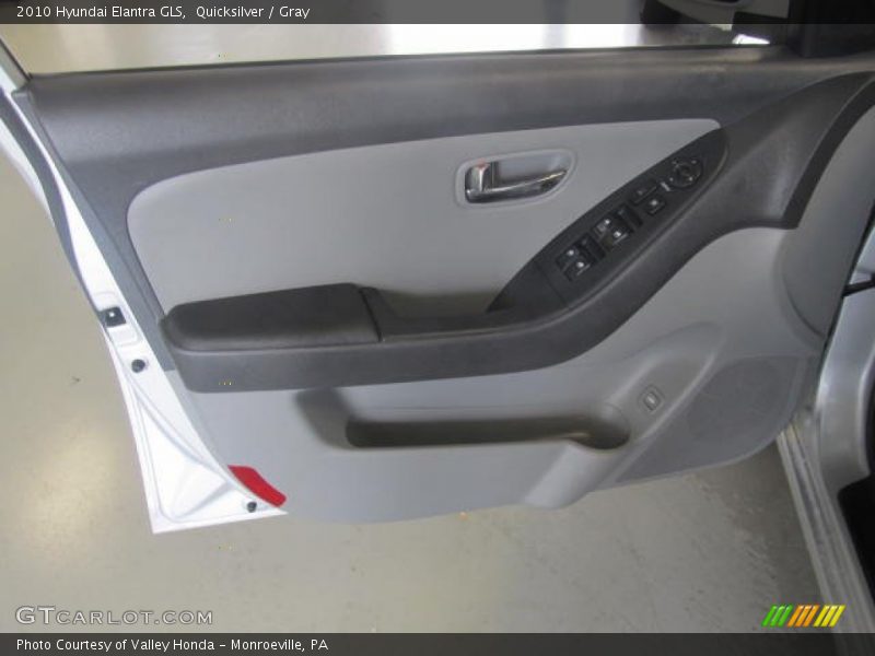 Quicksilver / Gray 2010 Hyundai Elantra GLS