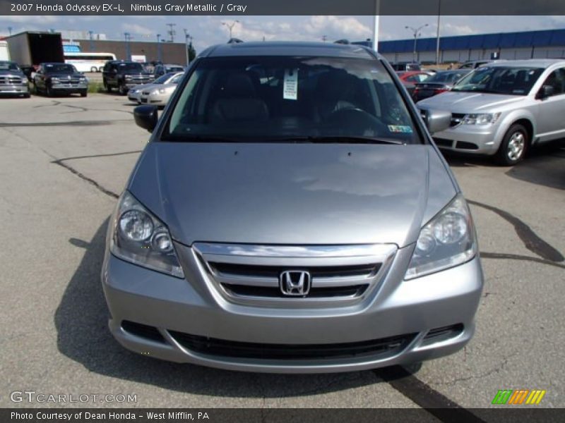 Nimbus Gray Metallic / Gray 2007 Honda Odyssey EX-L