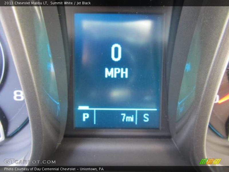 Summit White / Jet Black 2013 Chevrolet Malibu LT