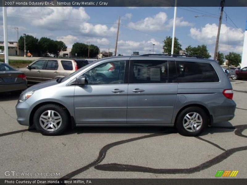 Nimbus Gray Metallic / Gray 2007 Honda Odyssey EX-L