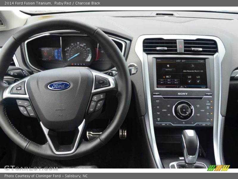 Dashboard of 2014 Fusion Titanium