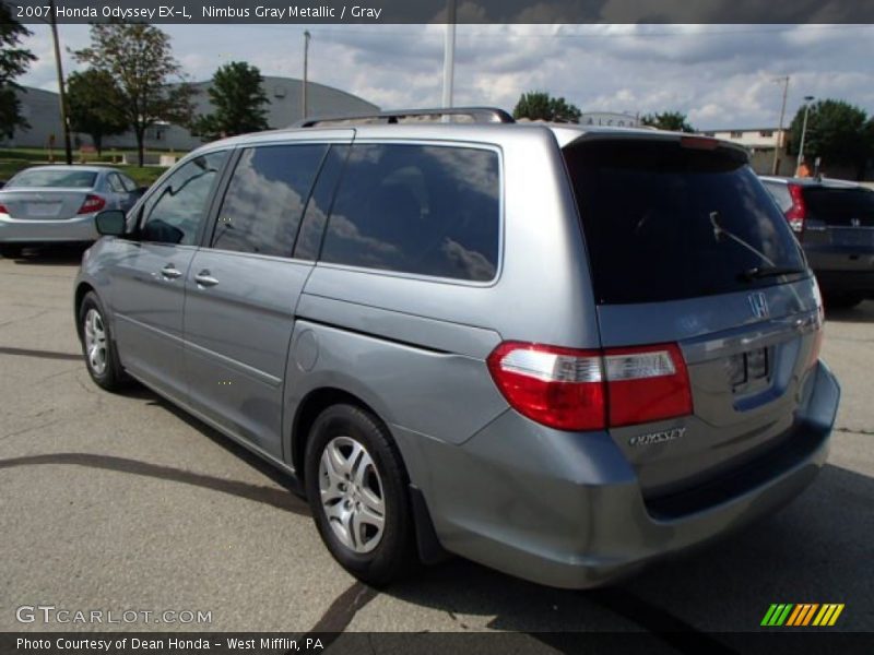 Nimbus Gray Metallic / Gray 2007 Honda Odyssey EX-L