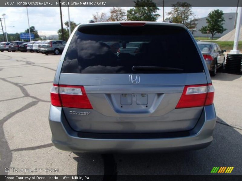 Nimbus Gray Metallic / Gray 2007 Honda Odyssey EX-L